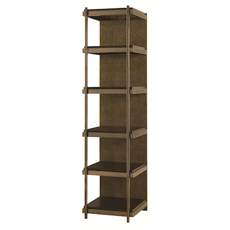 Etagere with 6 Wood Shelves